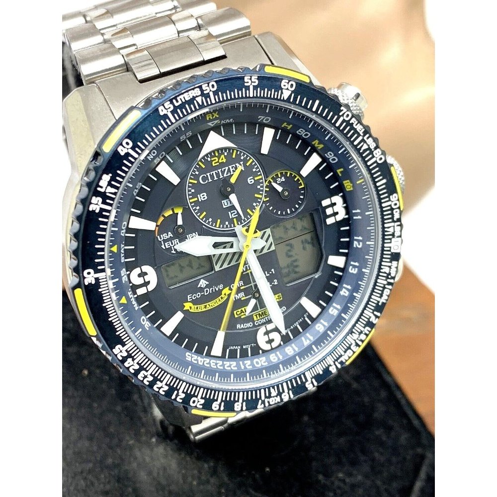Citizen Men's Watch - Blue and Silver